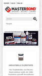 Mobile Screenshot of masterbond-de.com
